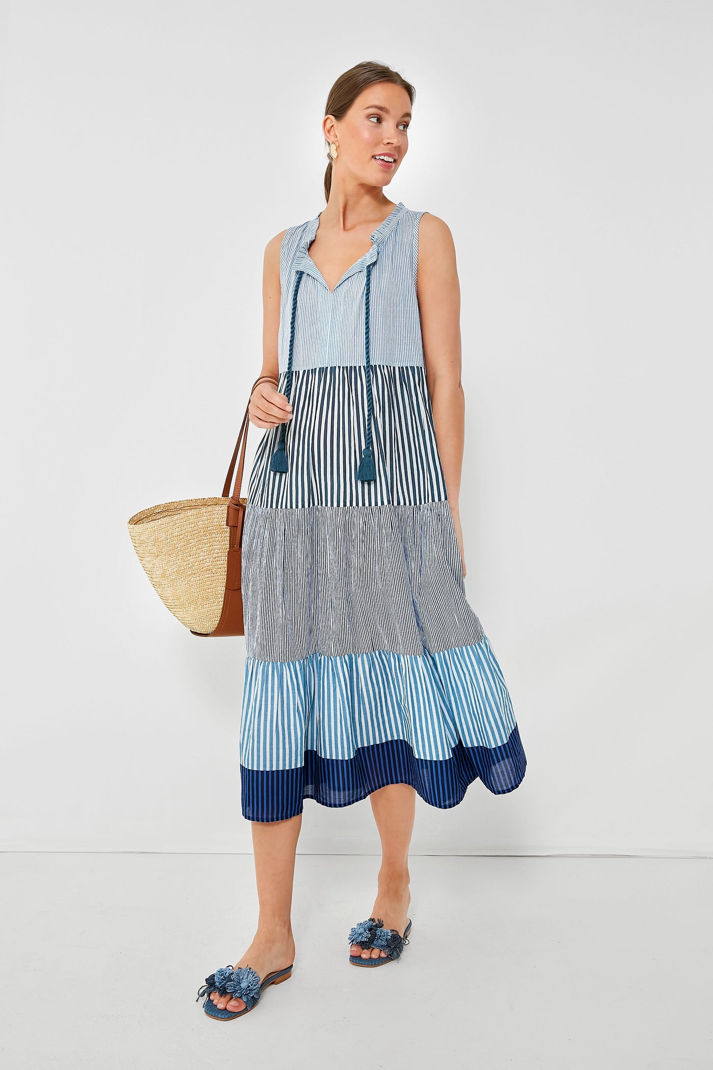 Marine Raffia Nicola Sandals
