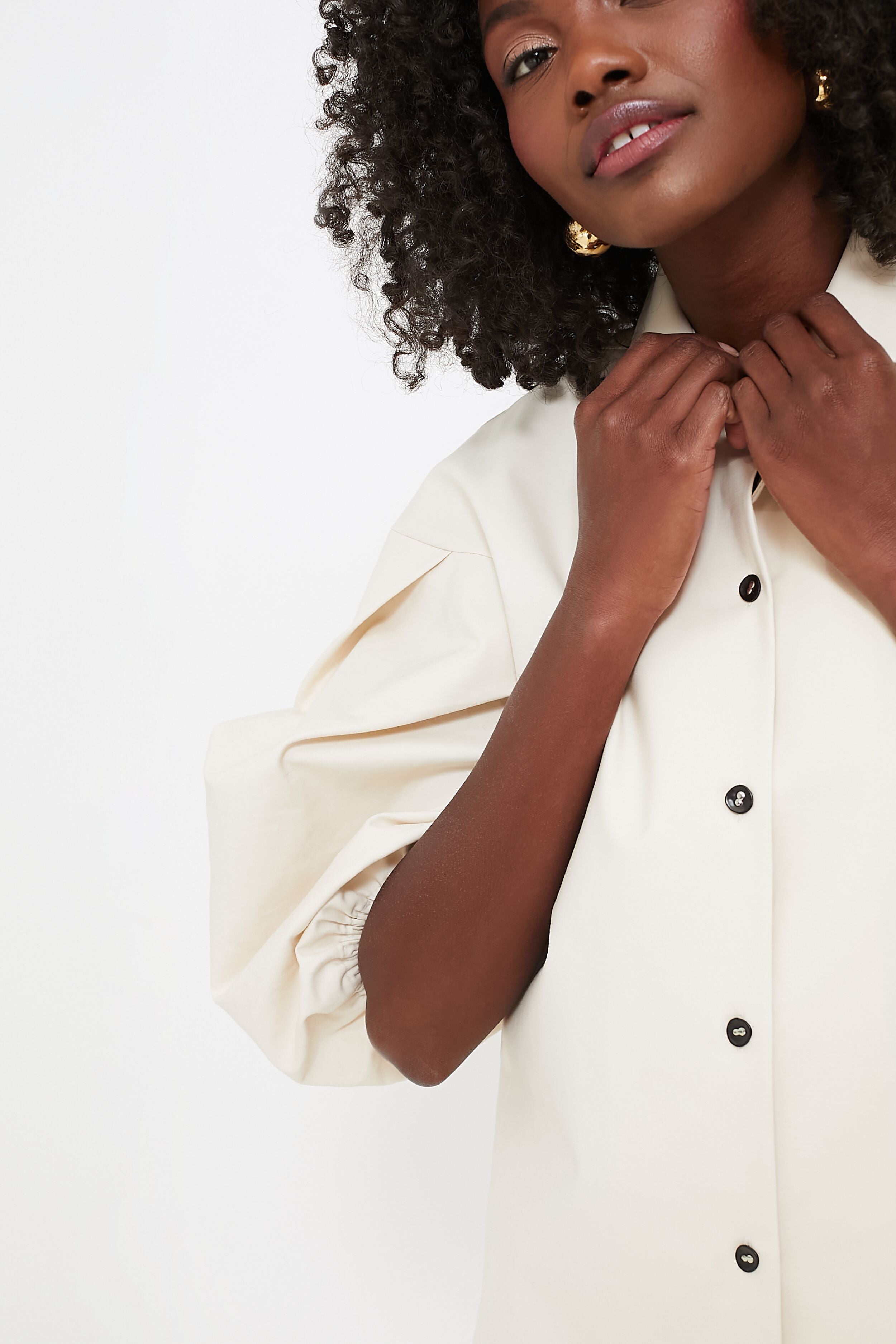 Cream Sady Top