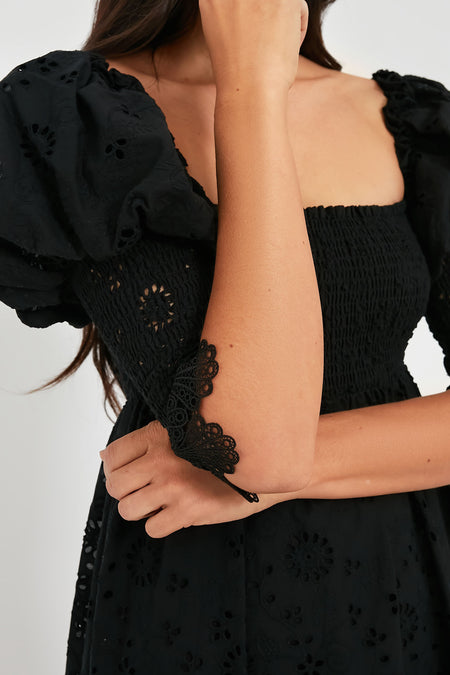 Black Wednesday Midi Dress