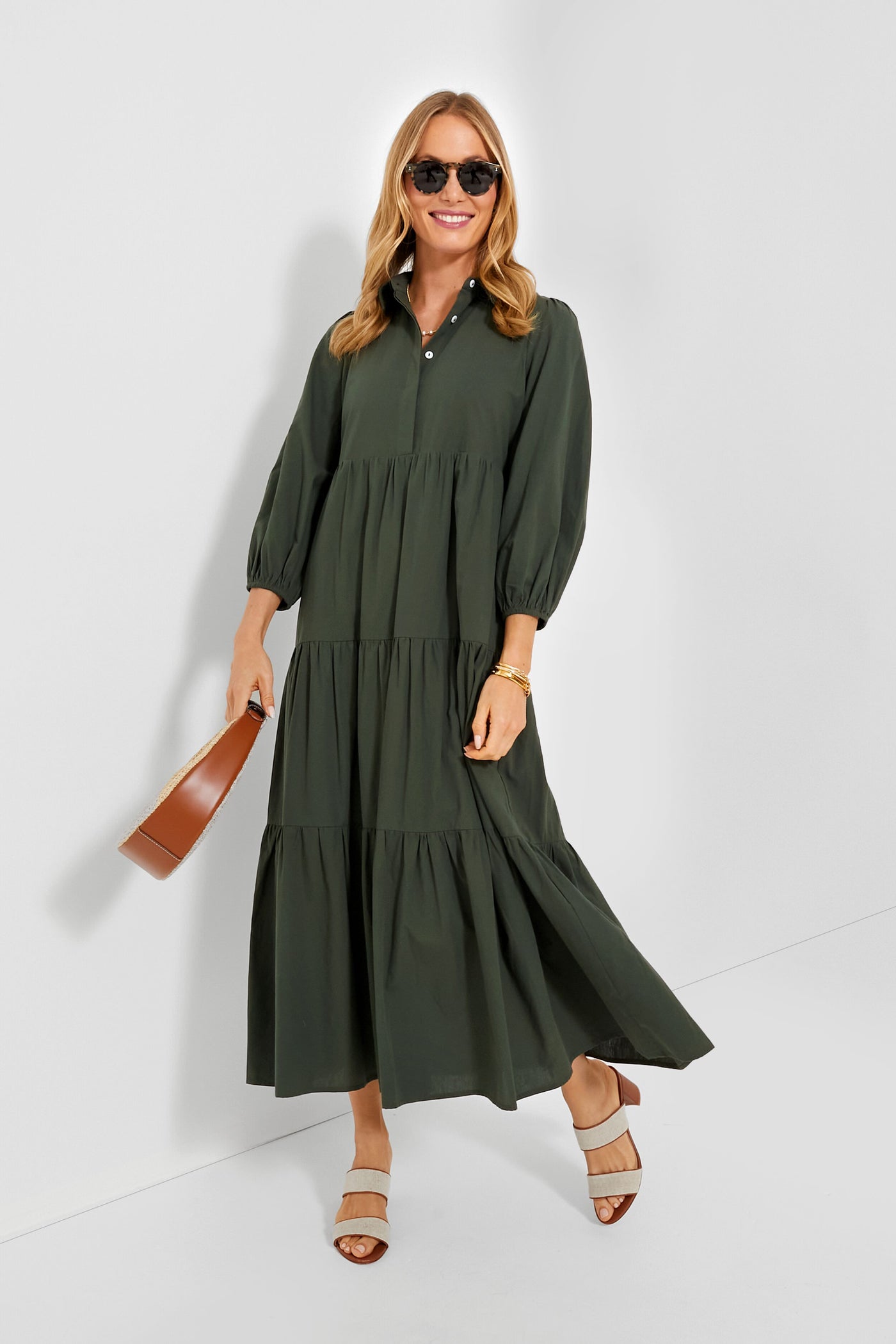 Sedona Sage Cotton Mabel Maxi Dress