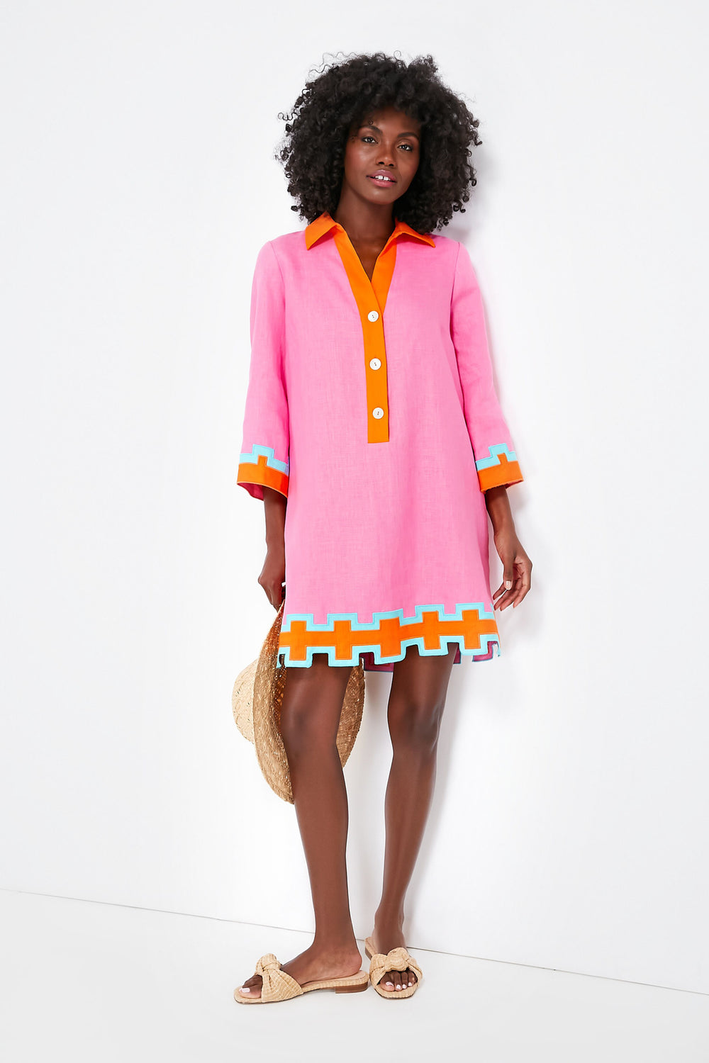 Peony Pink and Tangerine Collier Dress | Tuckernuck x Atlantic-Pacific Peony Pink and Tangerine Collier Dress | Tuckernuck x Atlantic-Pacific
