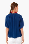 Tiara Blue Jules Top