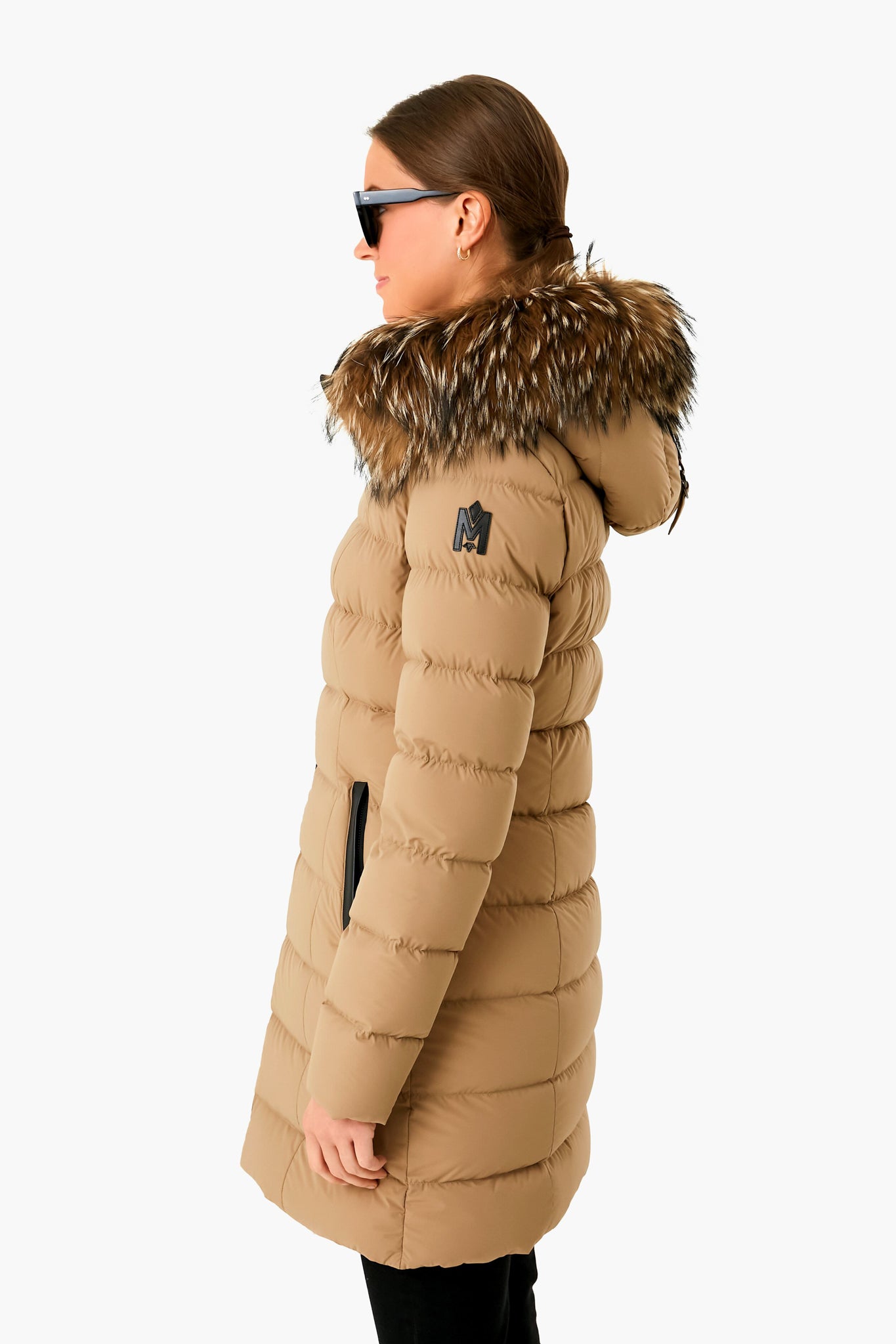 Dark Camel Calla Down Coat | MACKAGE