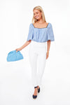 Blue Stripe Celia Top