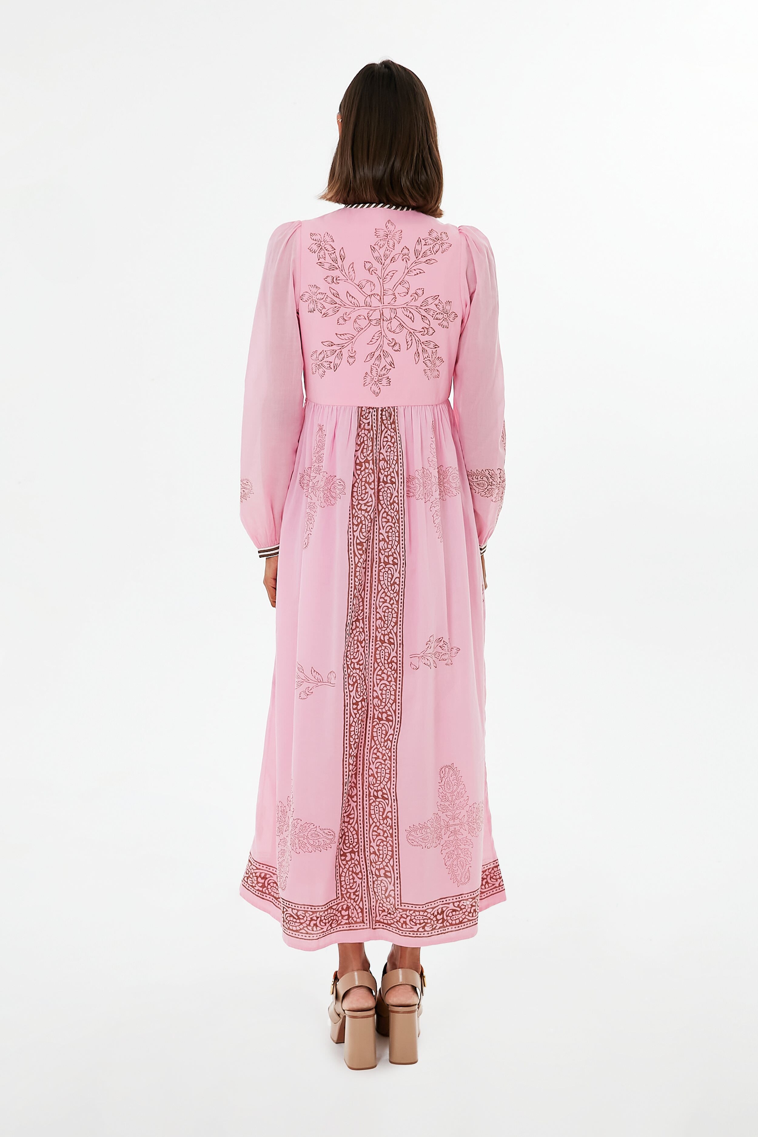 Pink Winifred Guava Dress