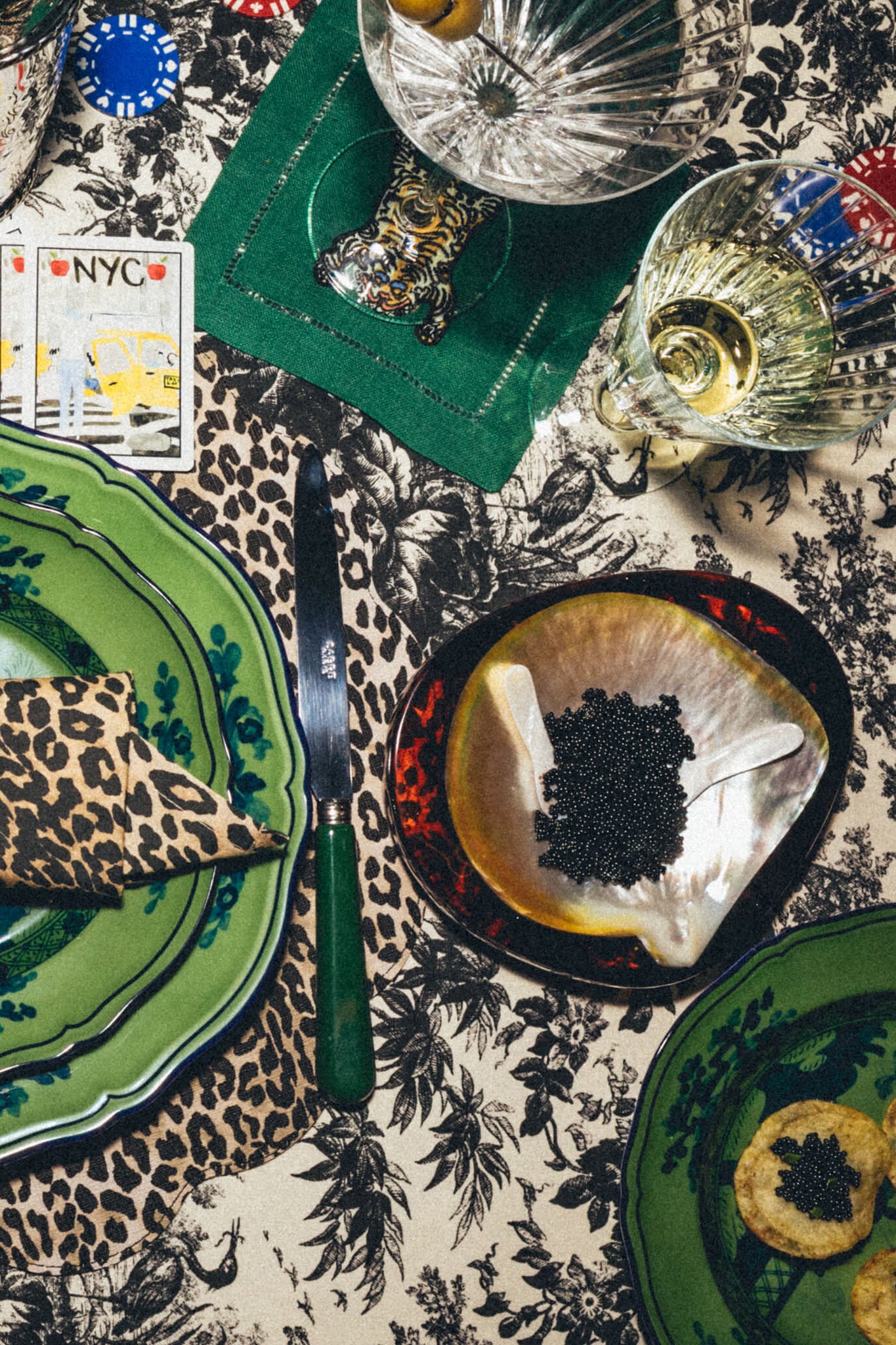 Oriente Italiano Malachite Salad Plate