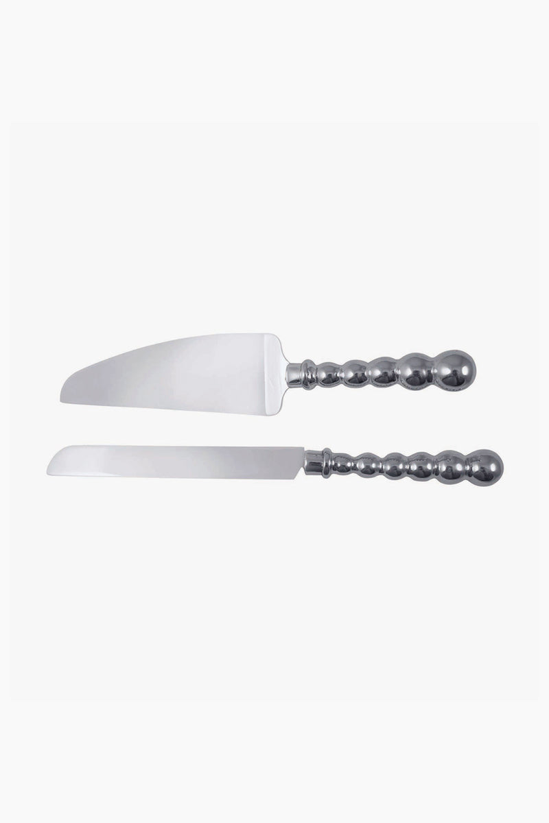 Pearled Cake Server Set