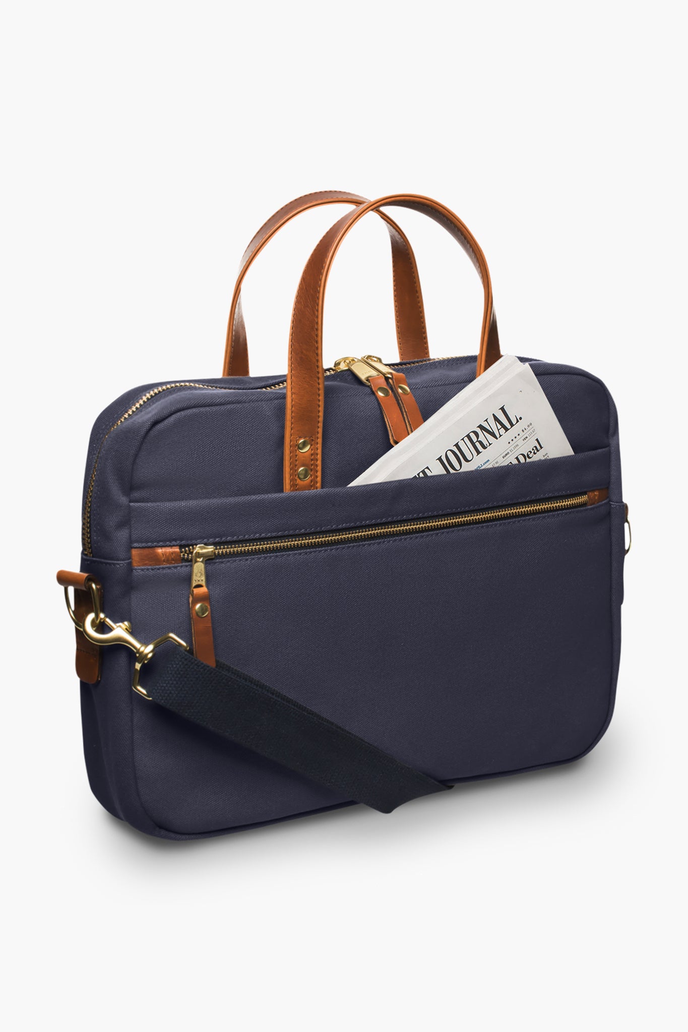 Navy Canvas Laptop Bag | Hudson Sutler