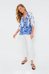 Exclusive Leaf Blue Marcia Top