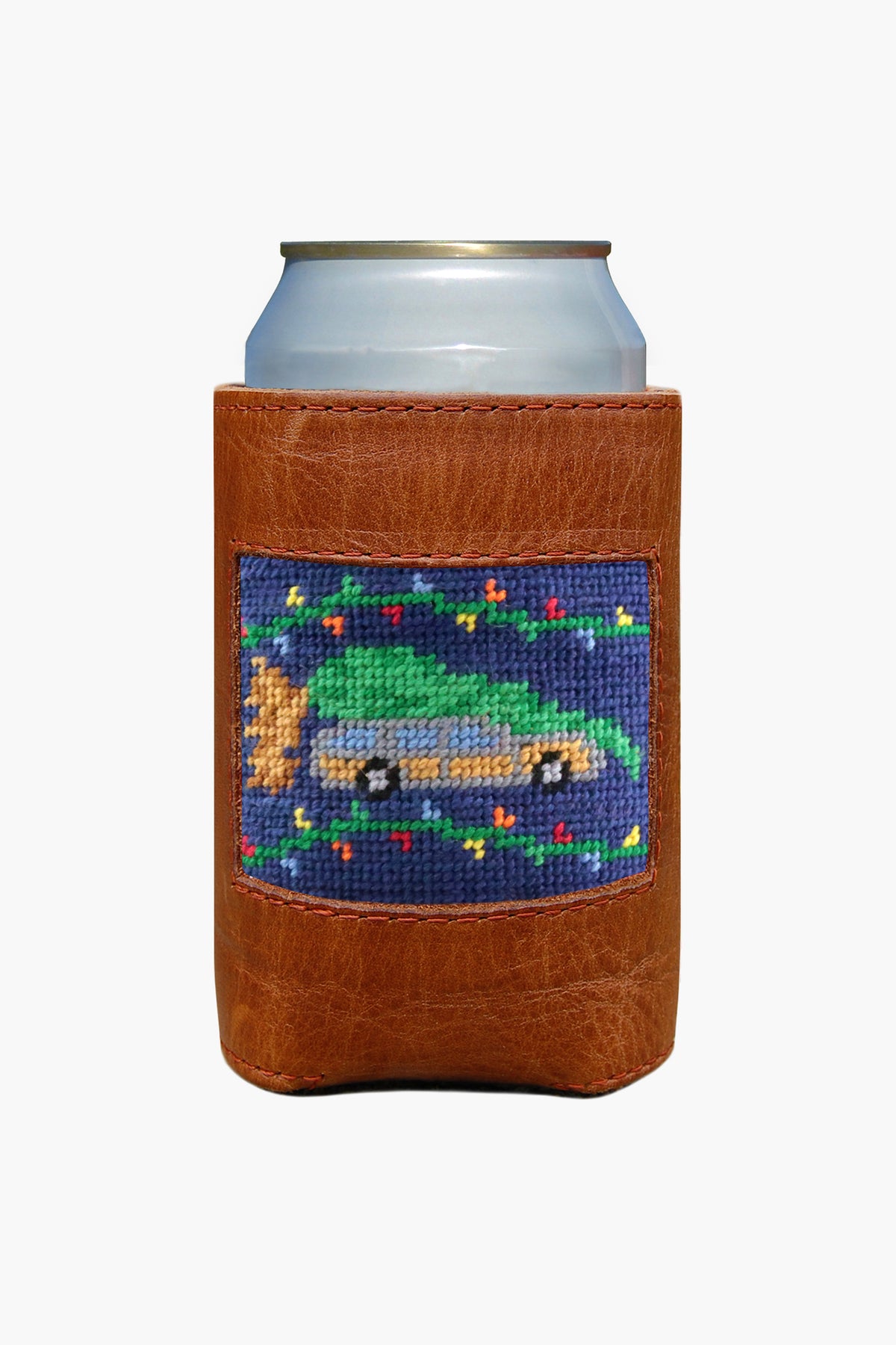 Christmas Vacation Needlepoint Can Cooler