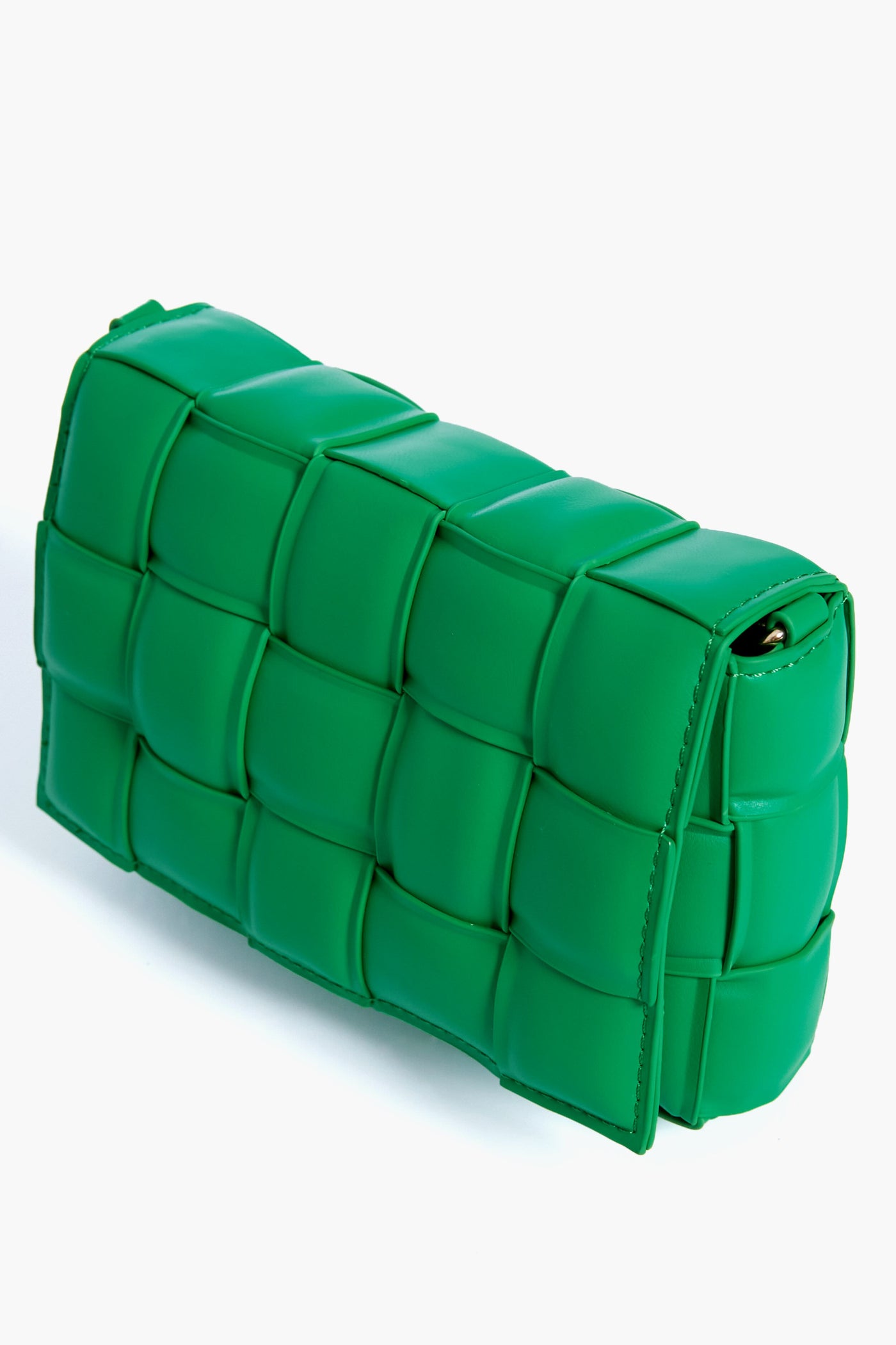 Kelly Green Holden Woven Bag