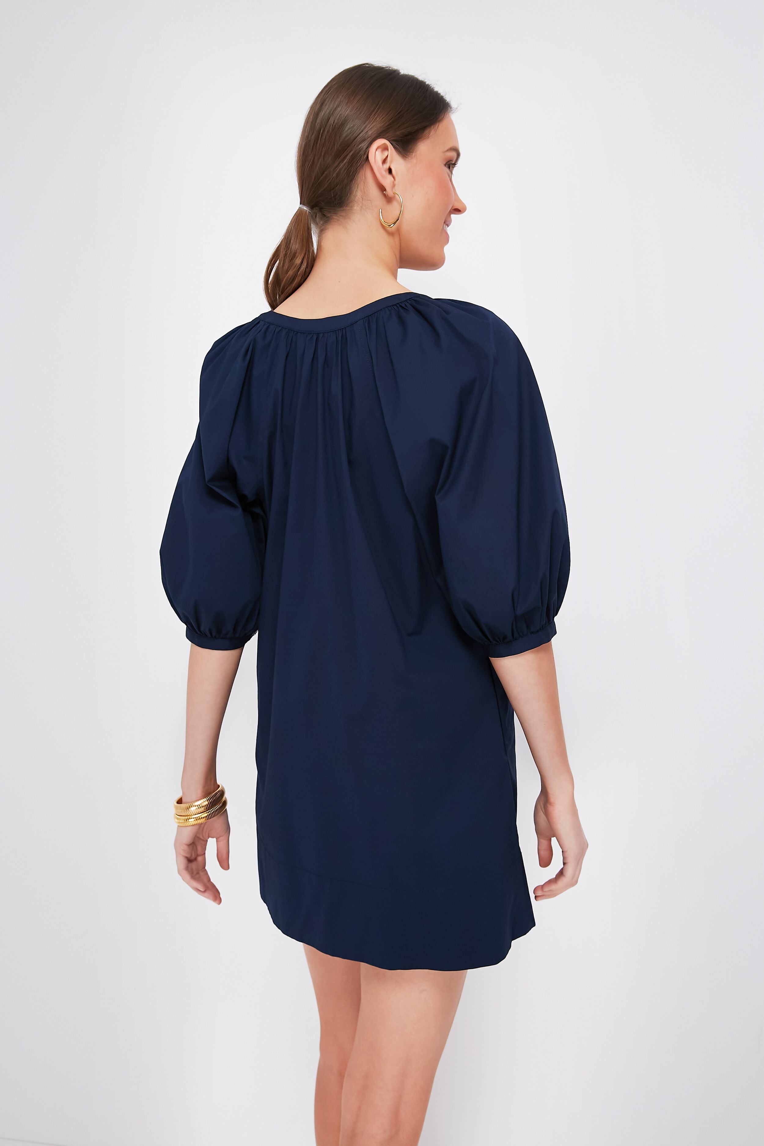 mini vincent dress staud Staud - MINI VINCENT DRESS | NAVY