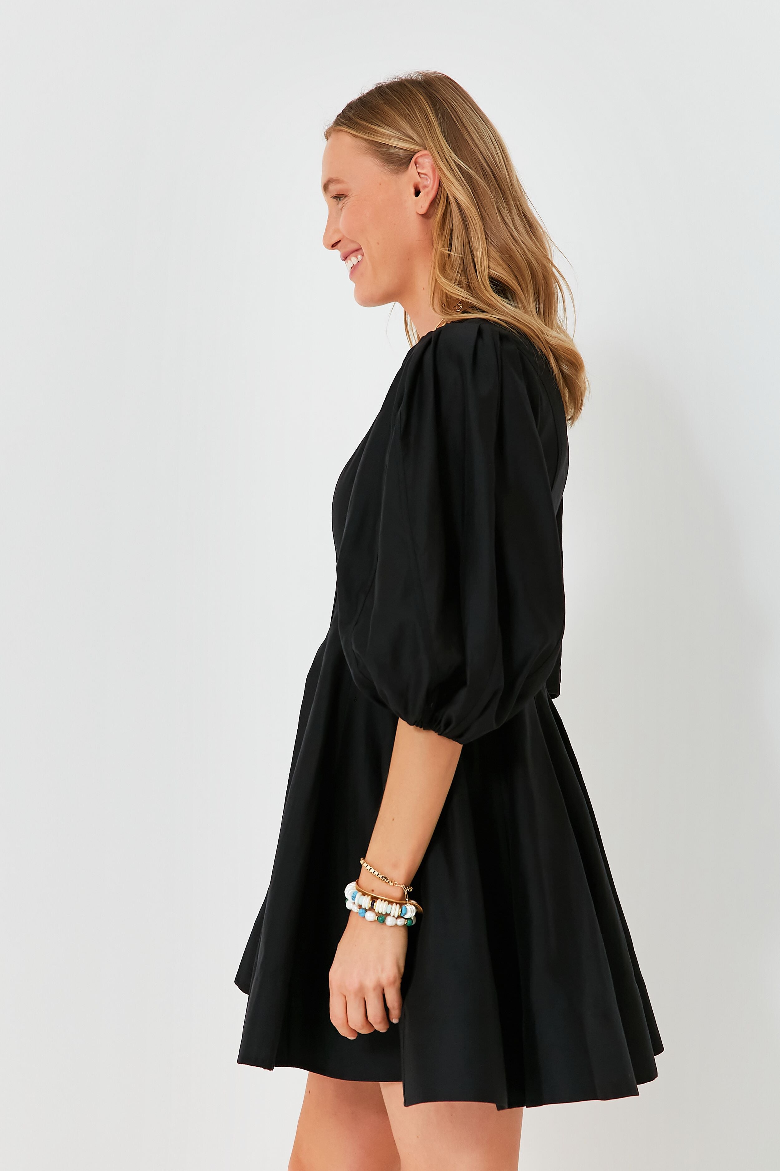 Black Loraine Mini Dress | English Factory | Tuckernuck