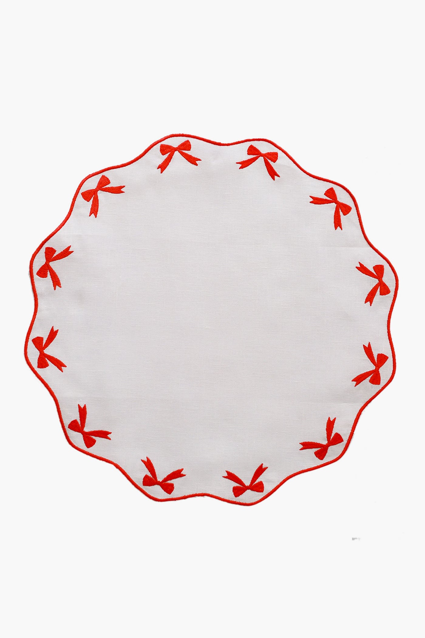 Red Bow Placemat
