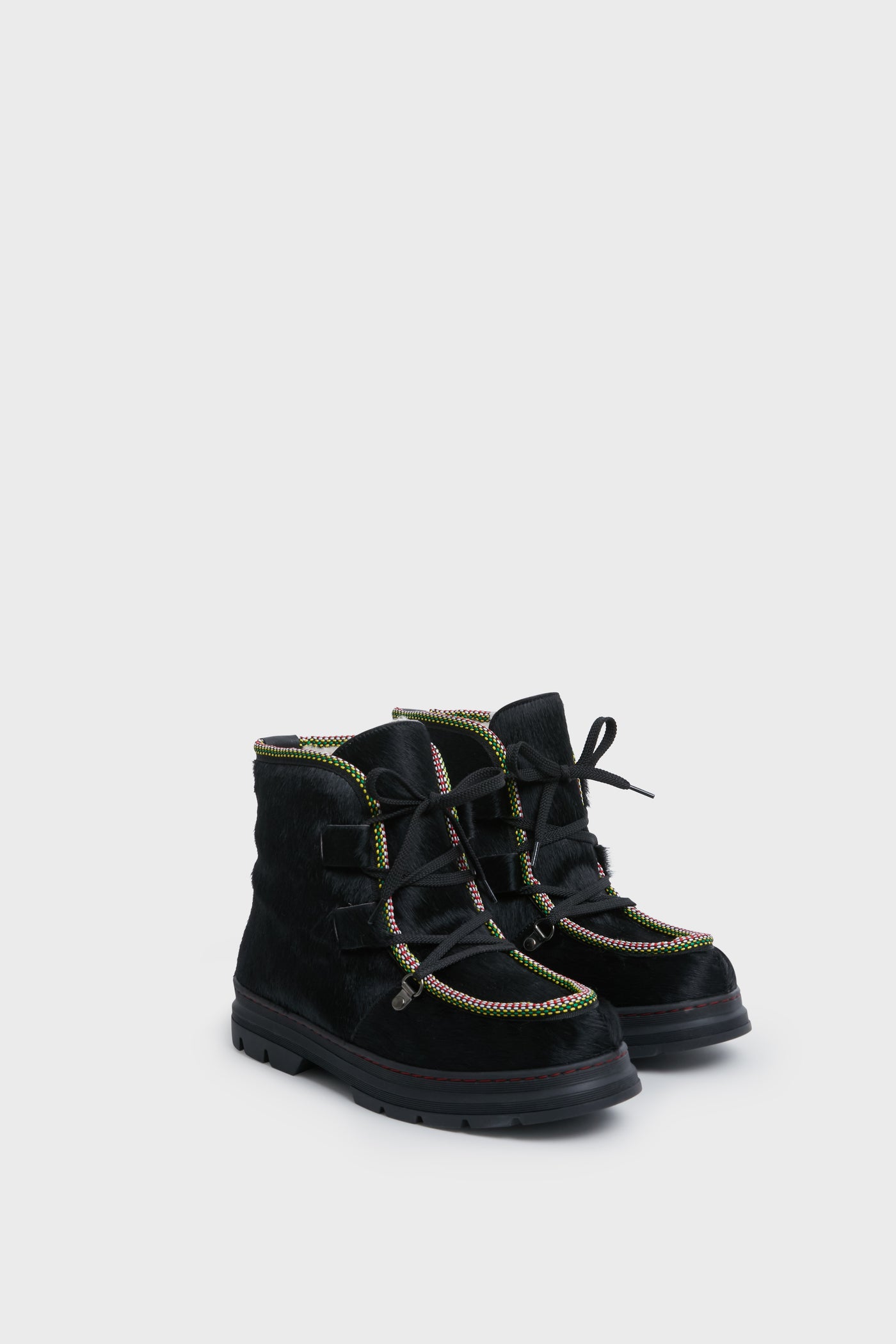 Black Shearling Lined Incredible Pony Boots