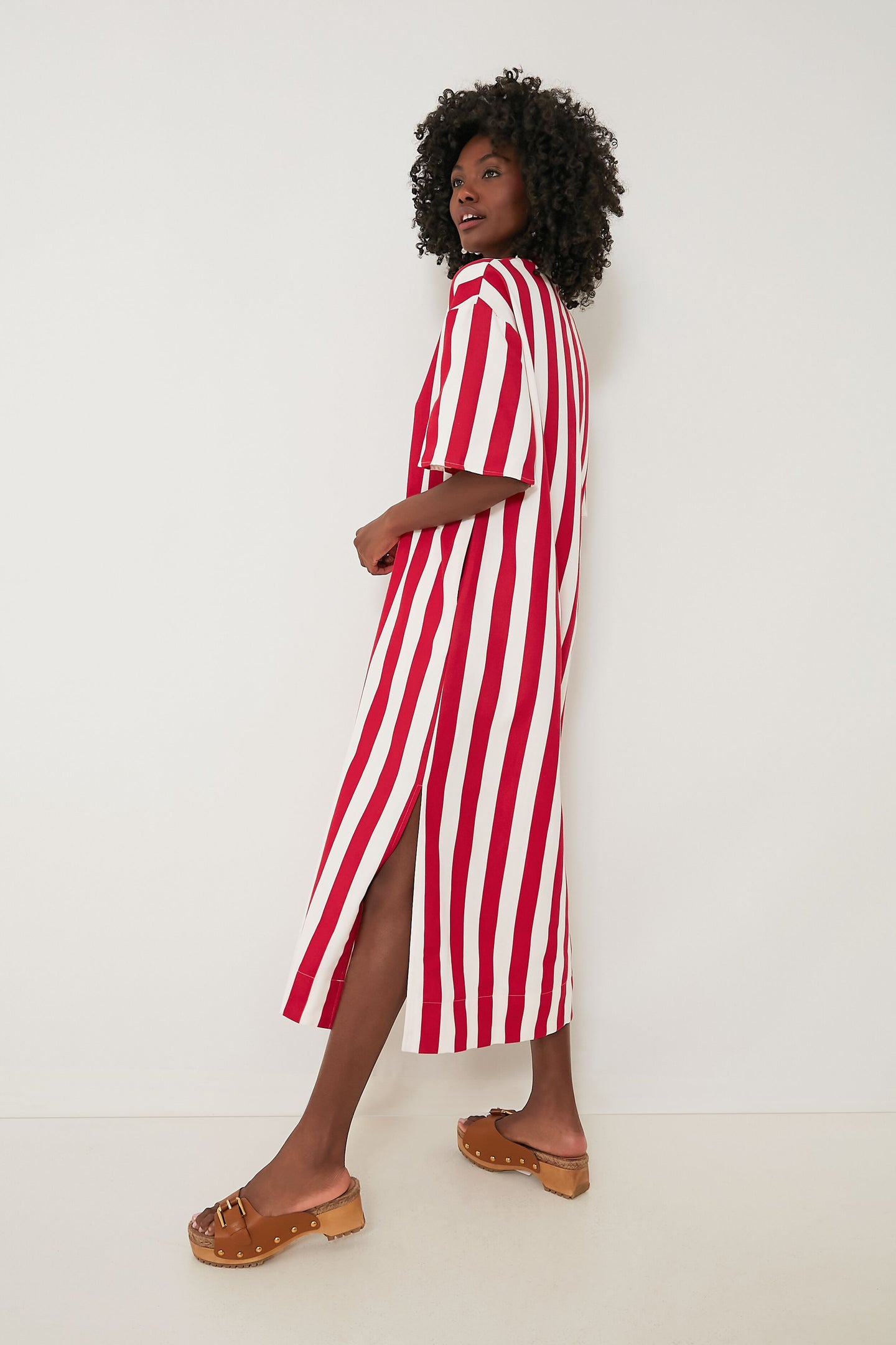 Red Stripe Canaan Dress