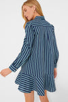 Lagoon Stripe Callahan Shirt Dress