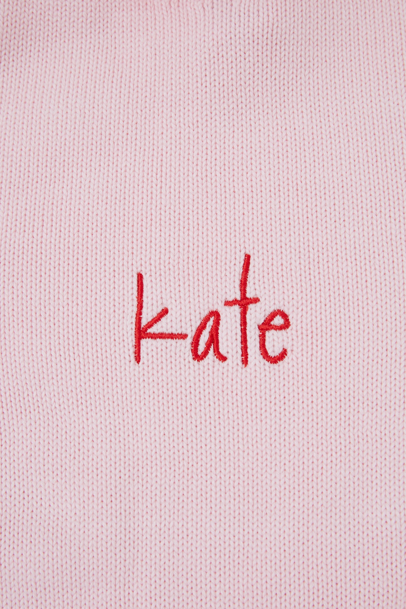 Pink Roll Neck Sweater