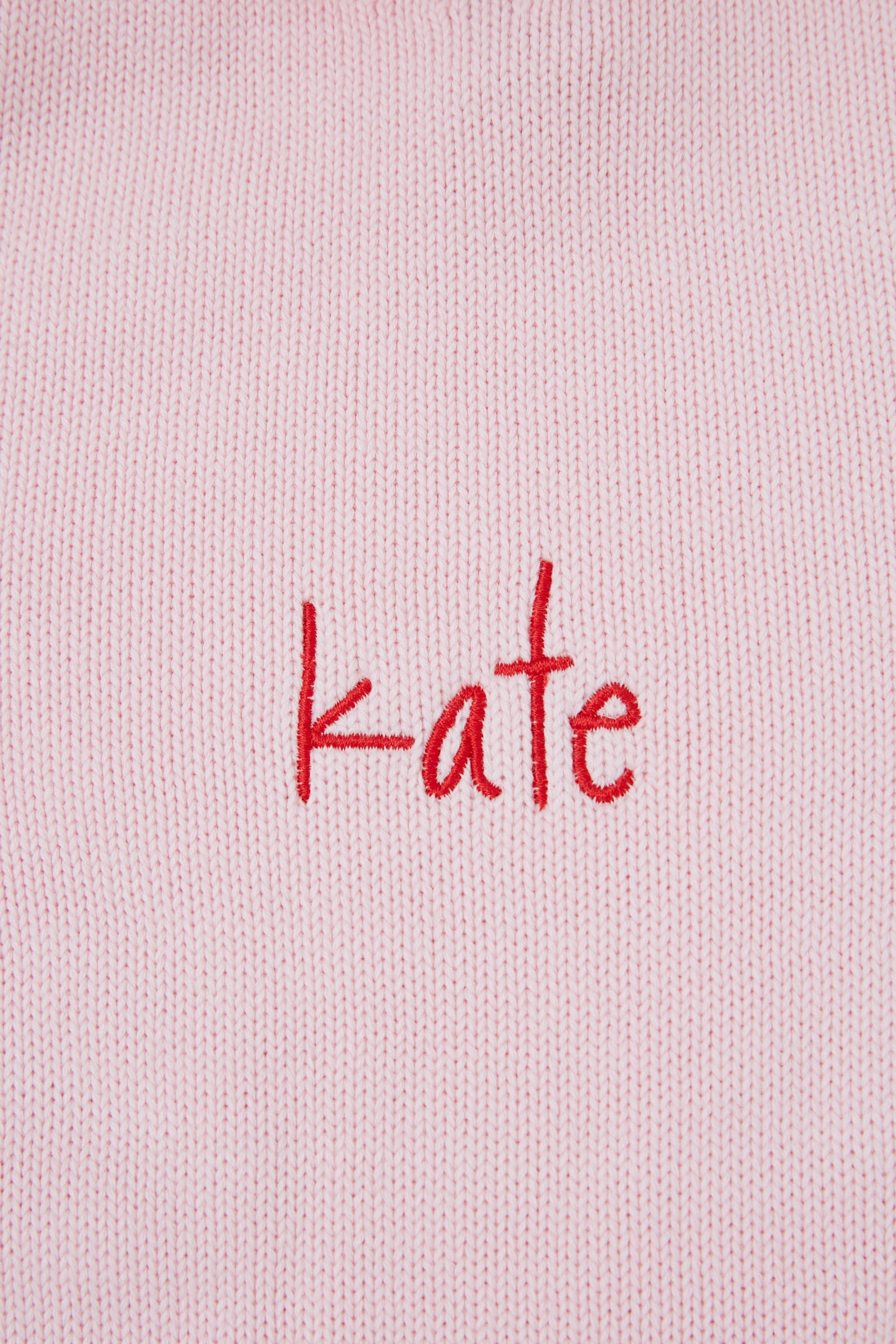 Pink Roll Neck Sweater