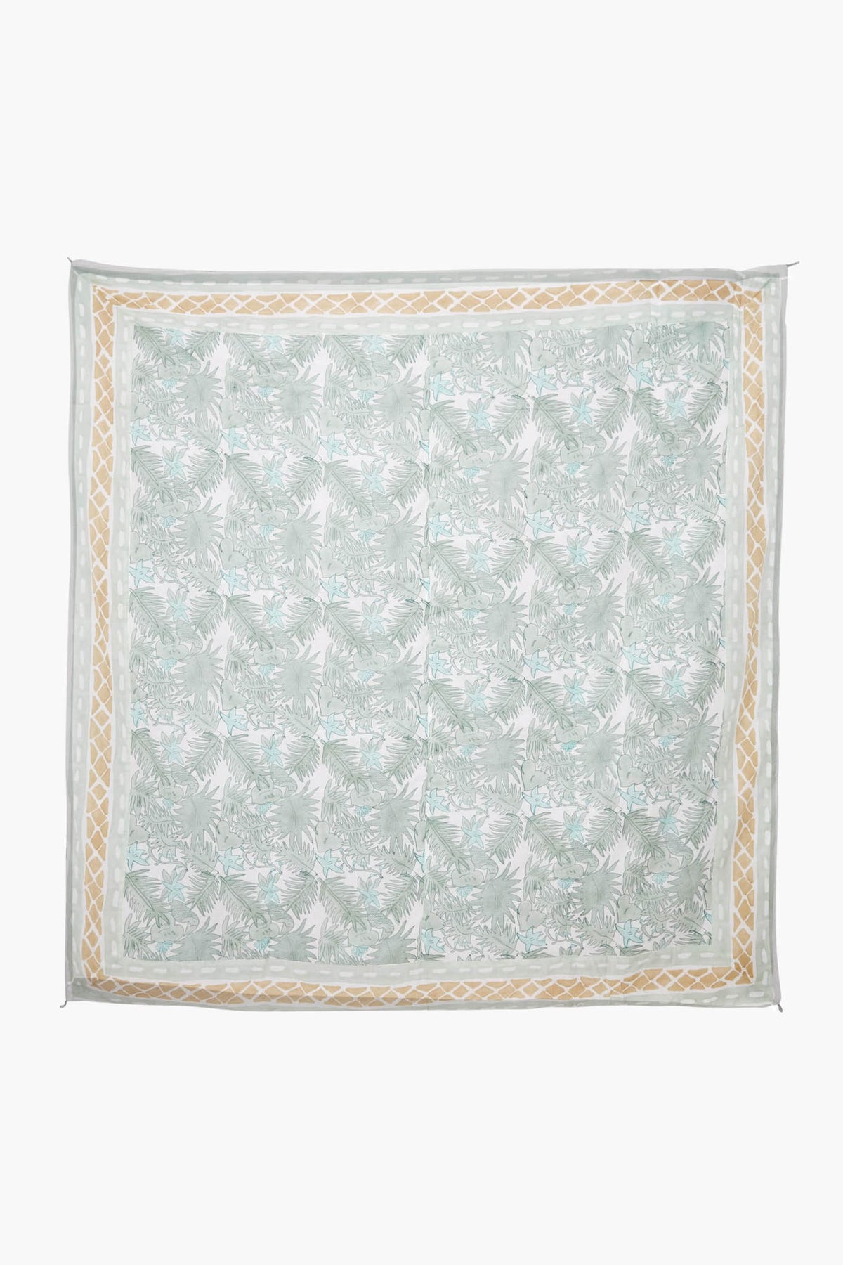 Double Mint Birds of Paradise Shindig Blanket