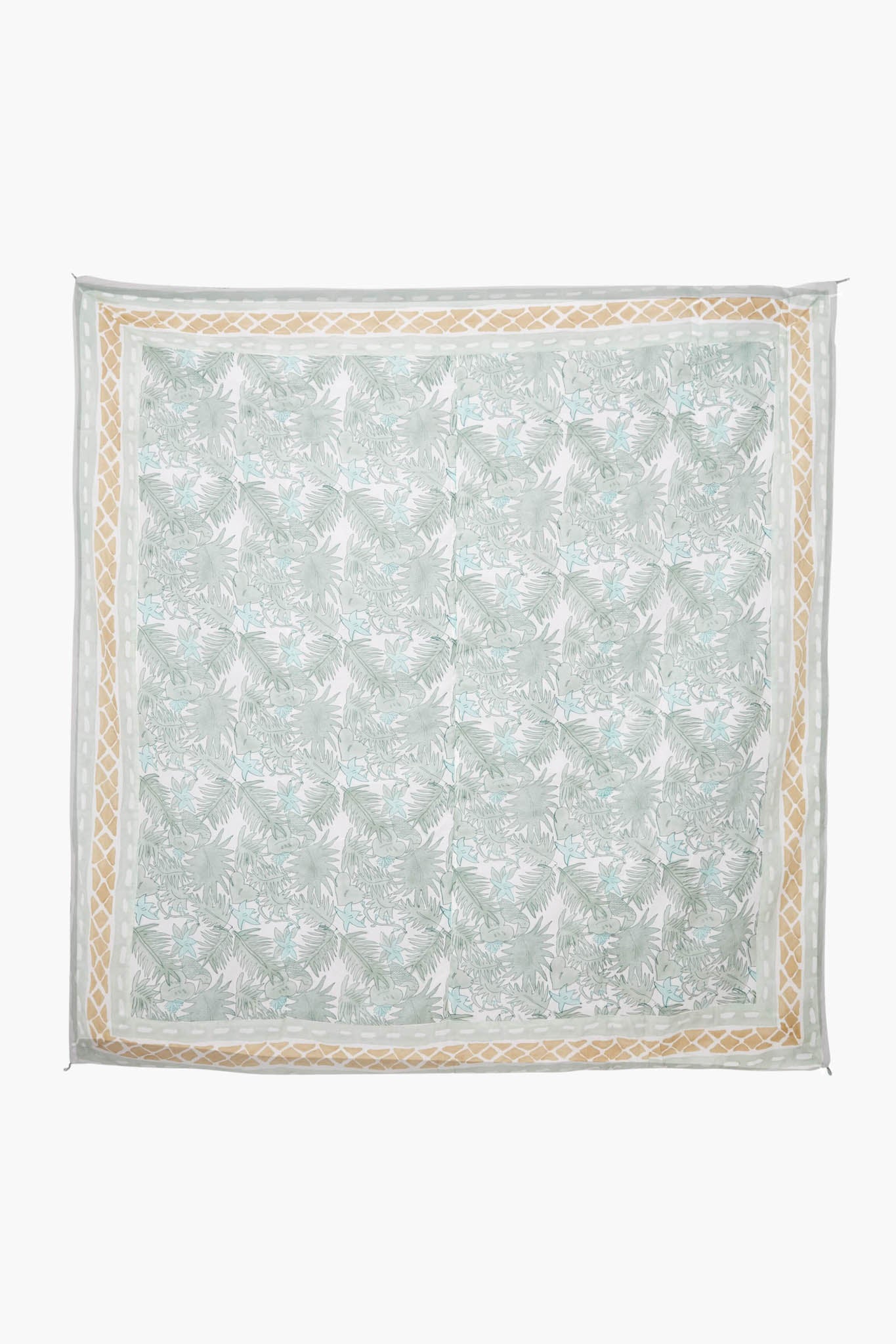 Double Mint Birds of Paradise Shindig Blanket