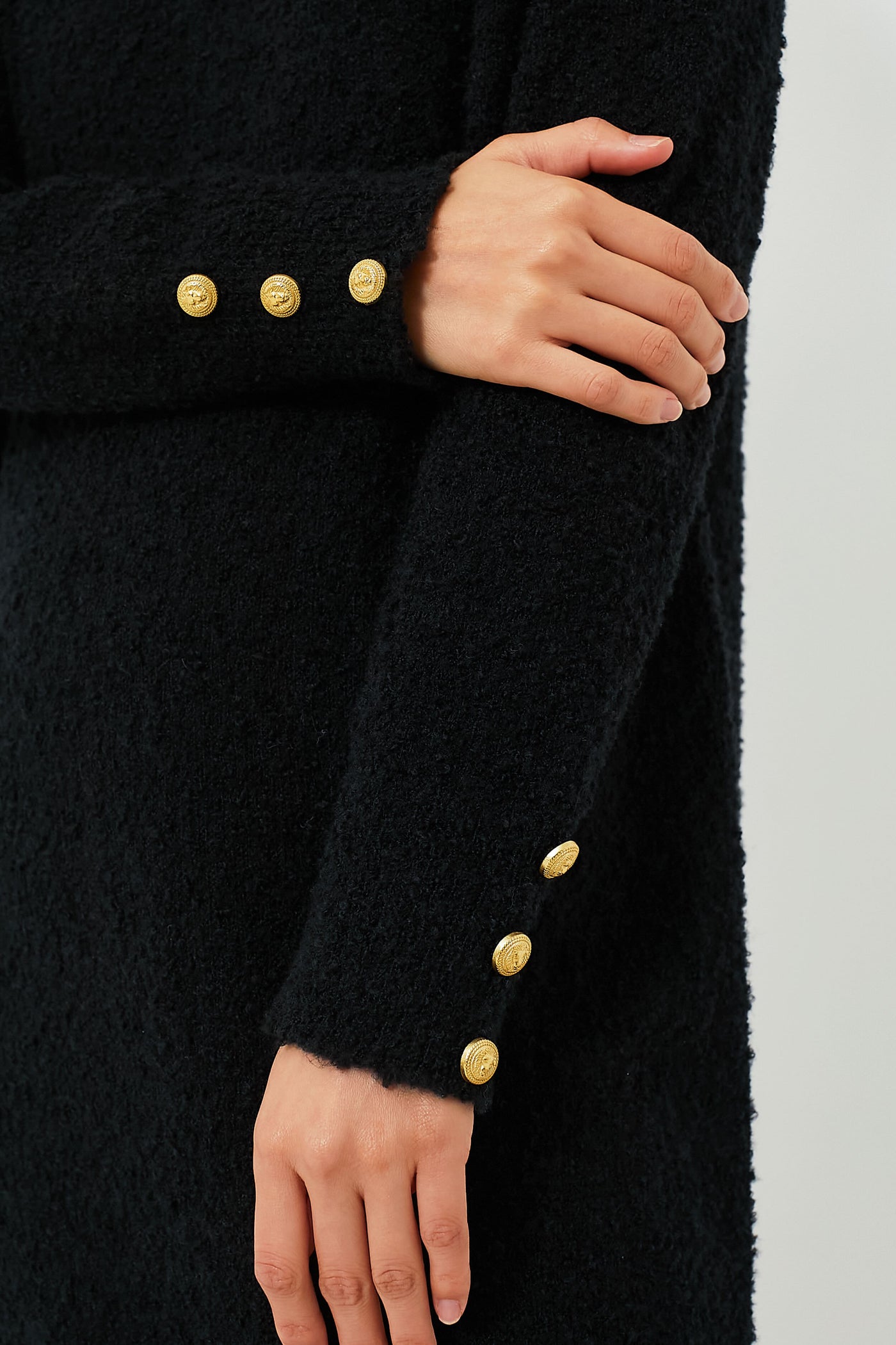 Black Boucle Knit Nelle Dress | Tuckernuck Black Boucle Knit Nelle Dress | Tuckernuck