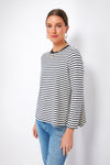 Navy Striped Wells Tee