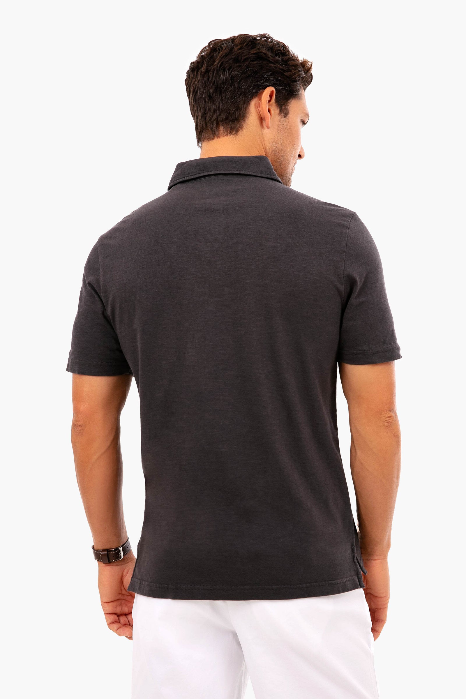 Washed Black Sunwashed Polo