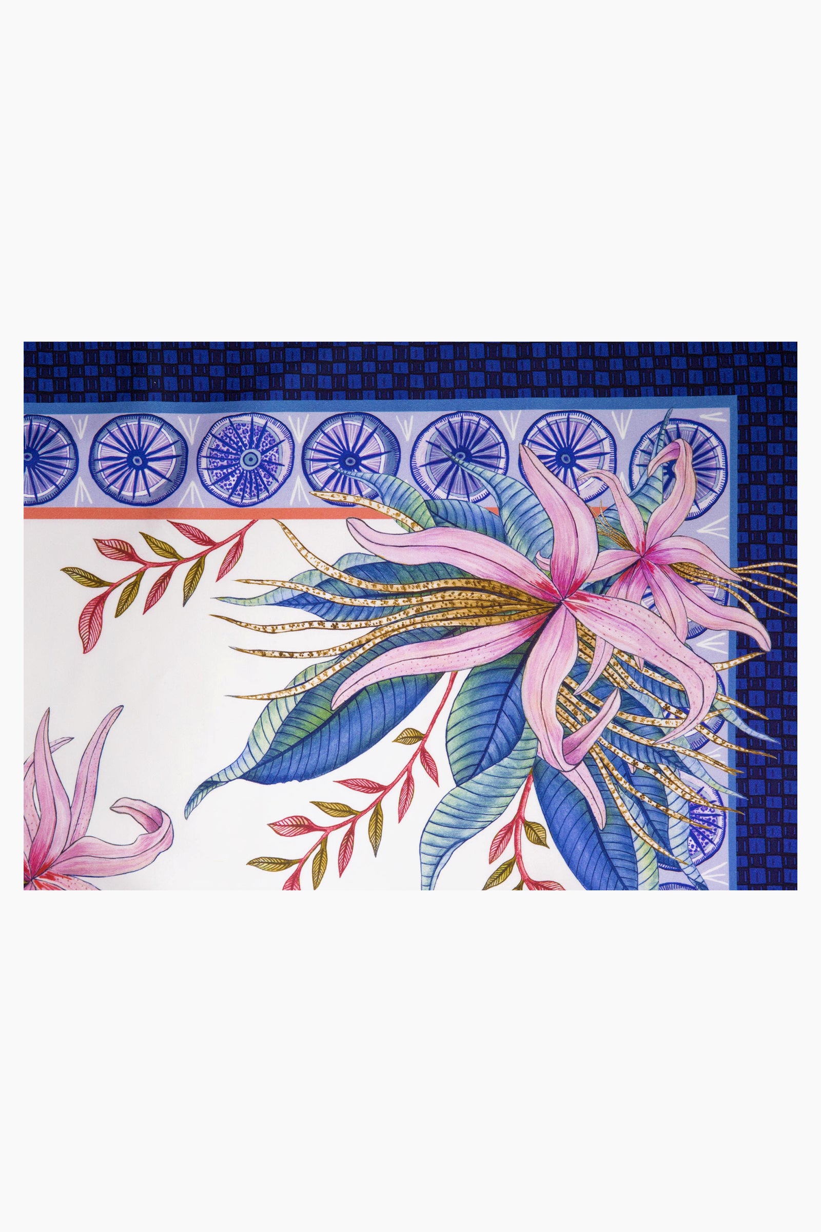Frost Leopard Lily Tablecloth