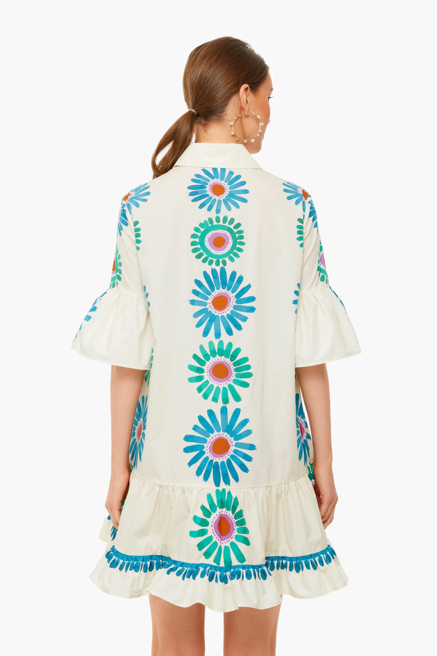 Daisy Placee White Choux Dress