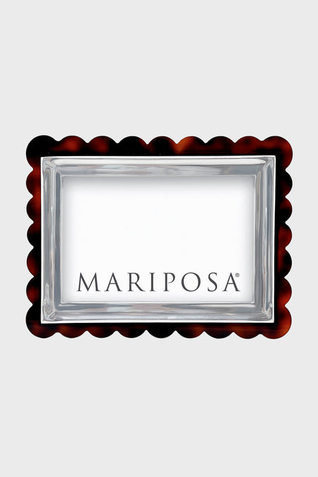 Tortoise Scallop Signature 4x6 Frame
