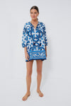 Capri Blue Majolica Tile Bondi Coverup