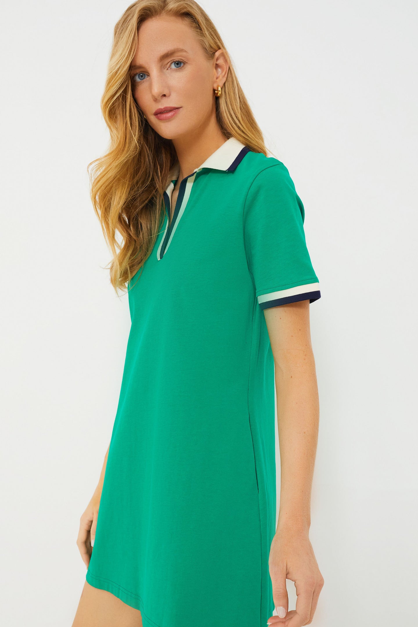 Green Hutton Polo Dress