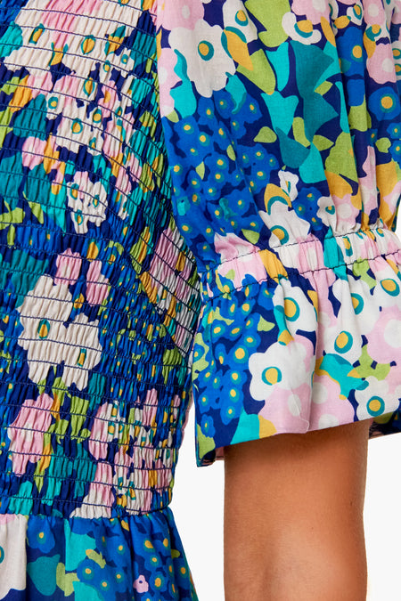 Floral V Neck Sussex Dress