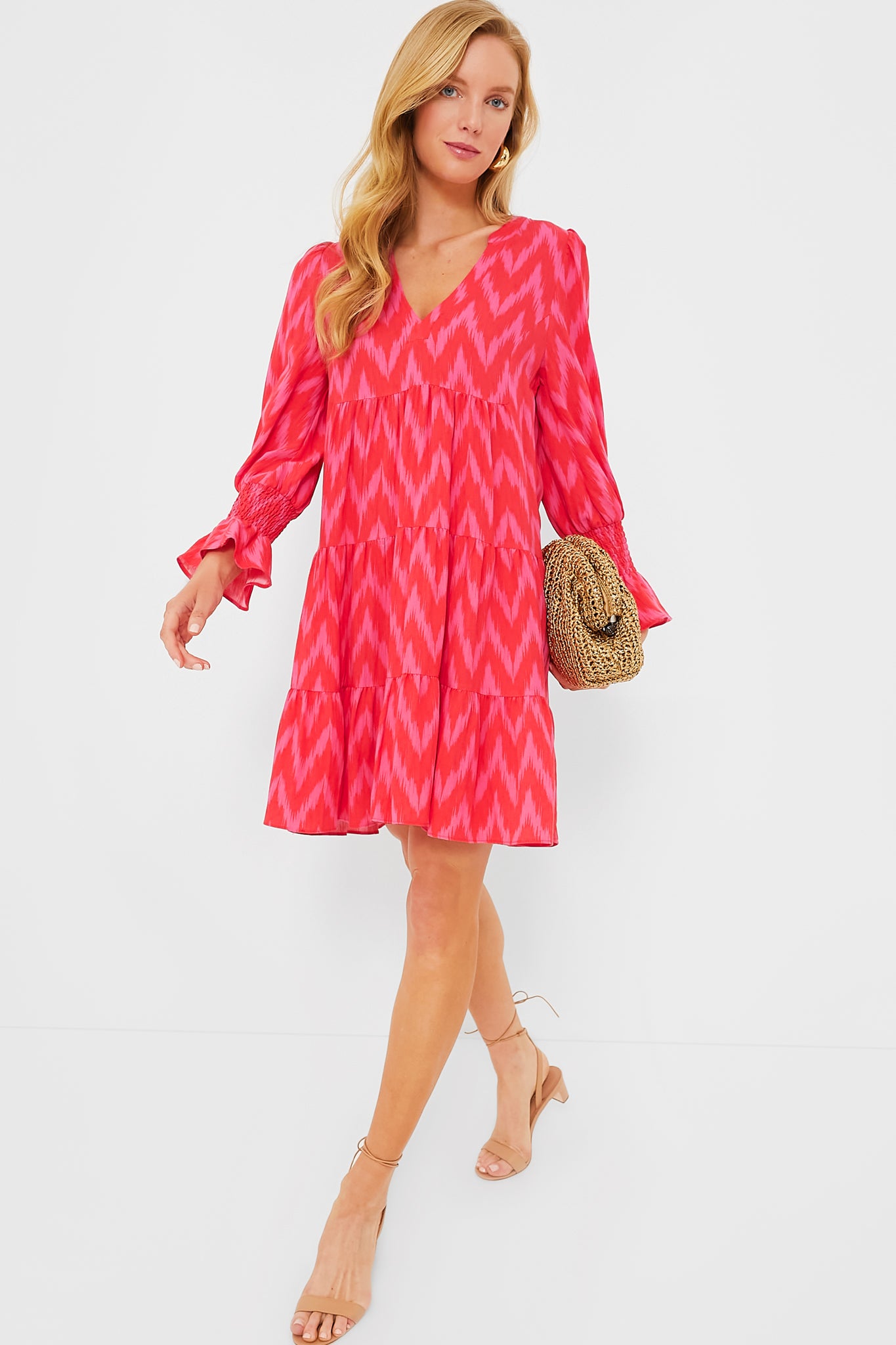 Hot Pink Ikat Kenzo Dress | Pomander Place Hot Pink Ikat Kenzo Dress | Pomander Place