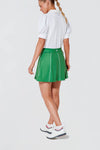 Green Piped 15 Inch Renee Golf Skirt