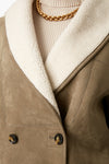 French Gray Suede Thayer Coat