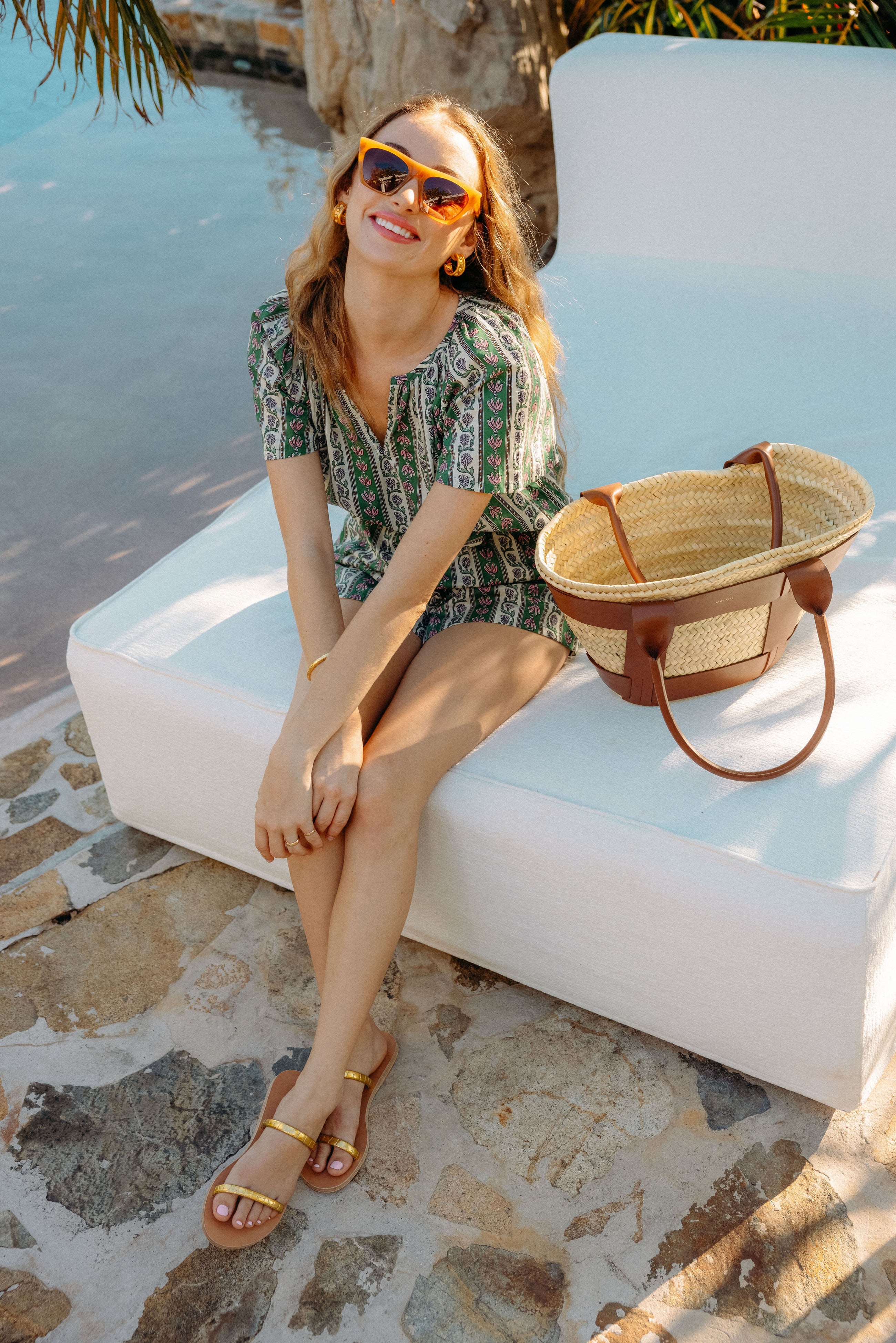 Salted Caramel and Brown Avril Sunglasses