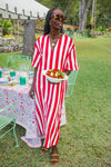 Red Stripe Canaan Dress