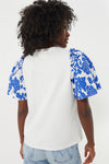 Blue Floral Mollie Tee