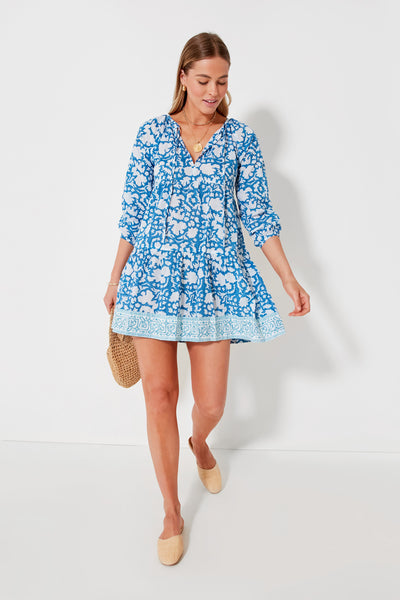 London Blue Nila Print Priya Dress