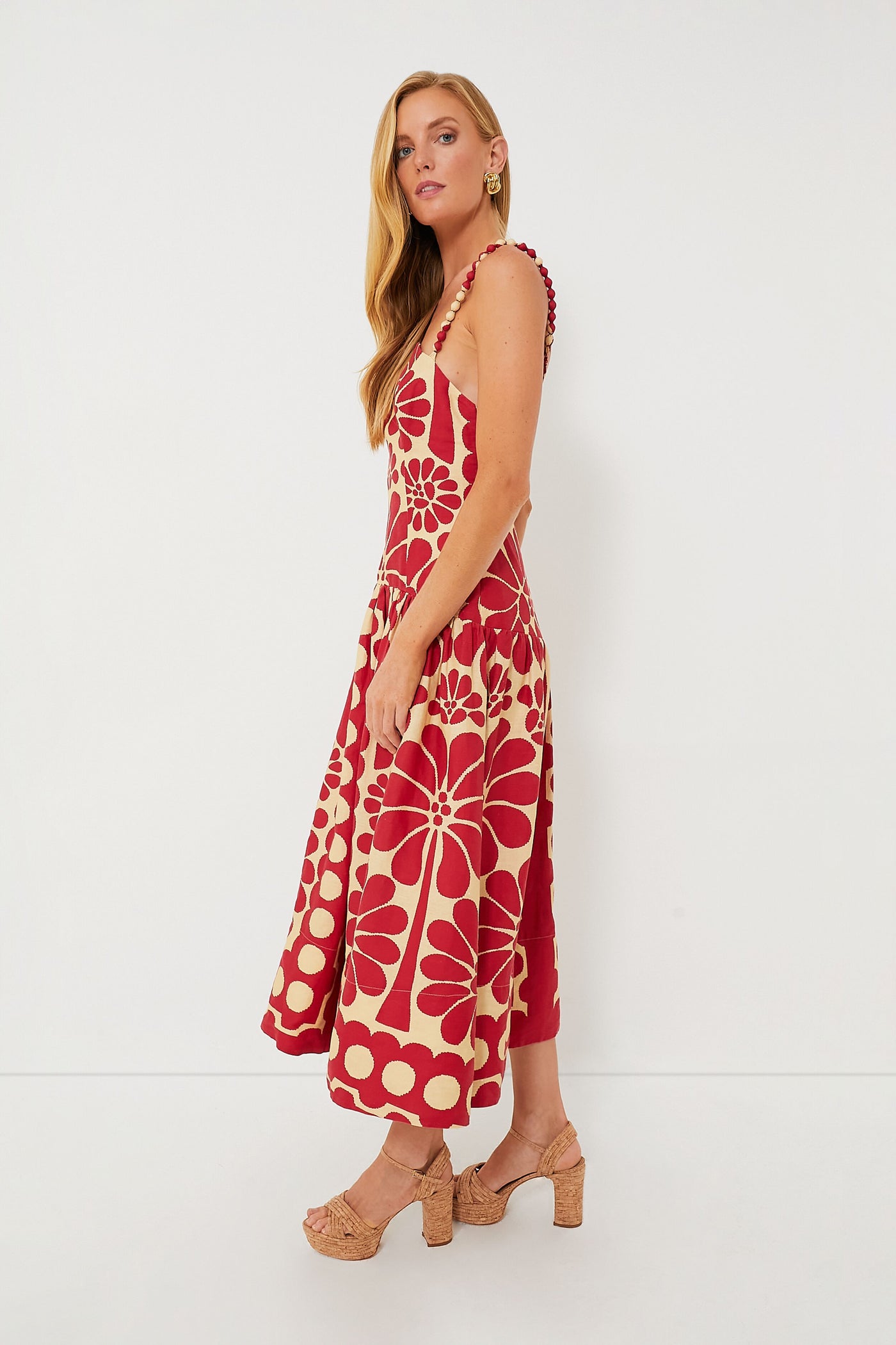 Palermo Red Sleeveless Dress | Farm Rio Palermo Red Sleeveless Dress | Farm Rio